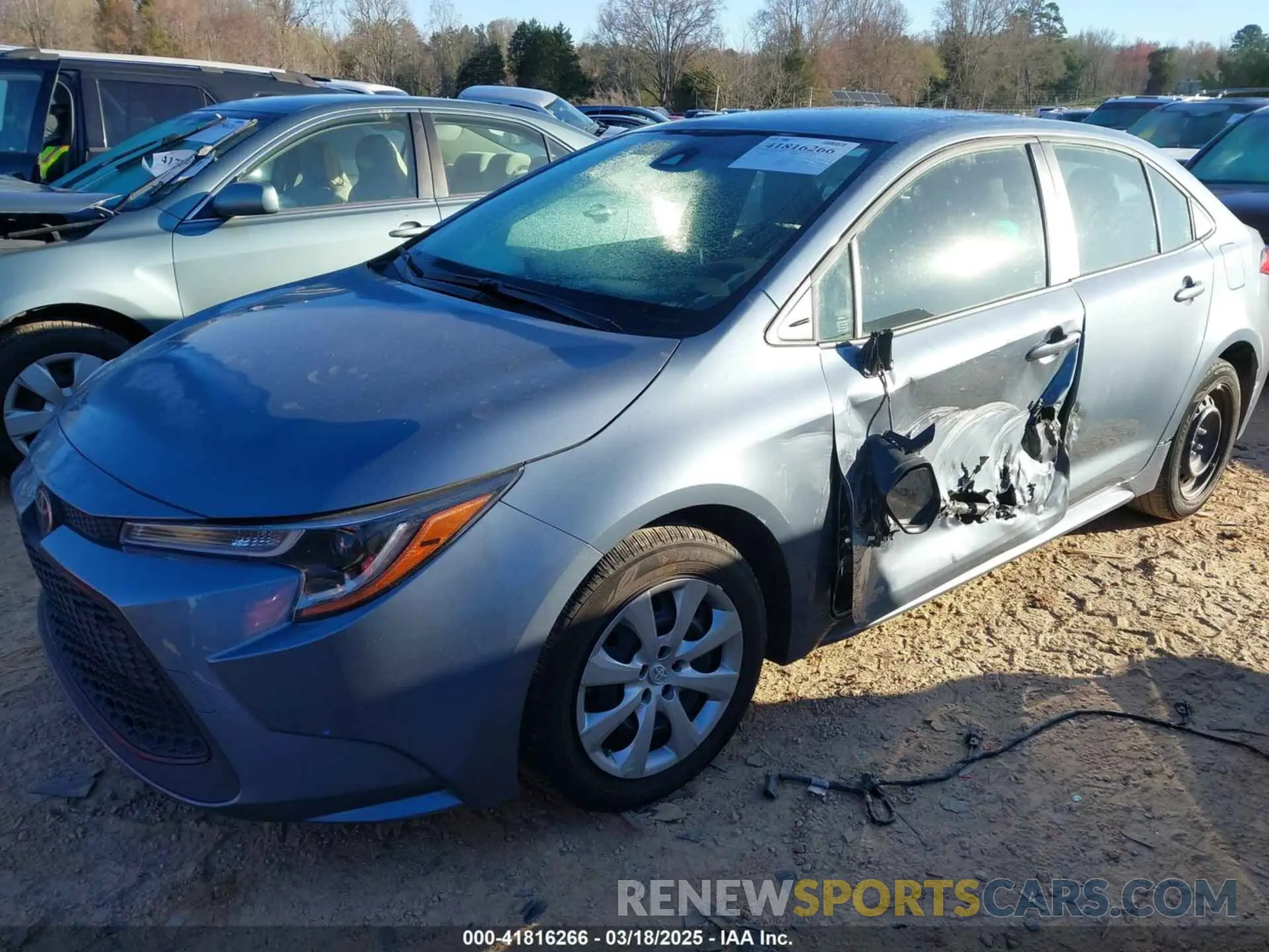2 fotografías del automóvil dañado JTDEPMAE0MJ186416 TOYOTA COROLLA 2021