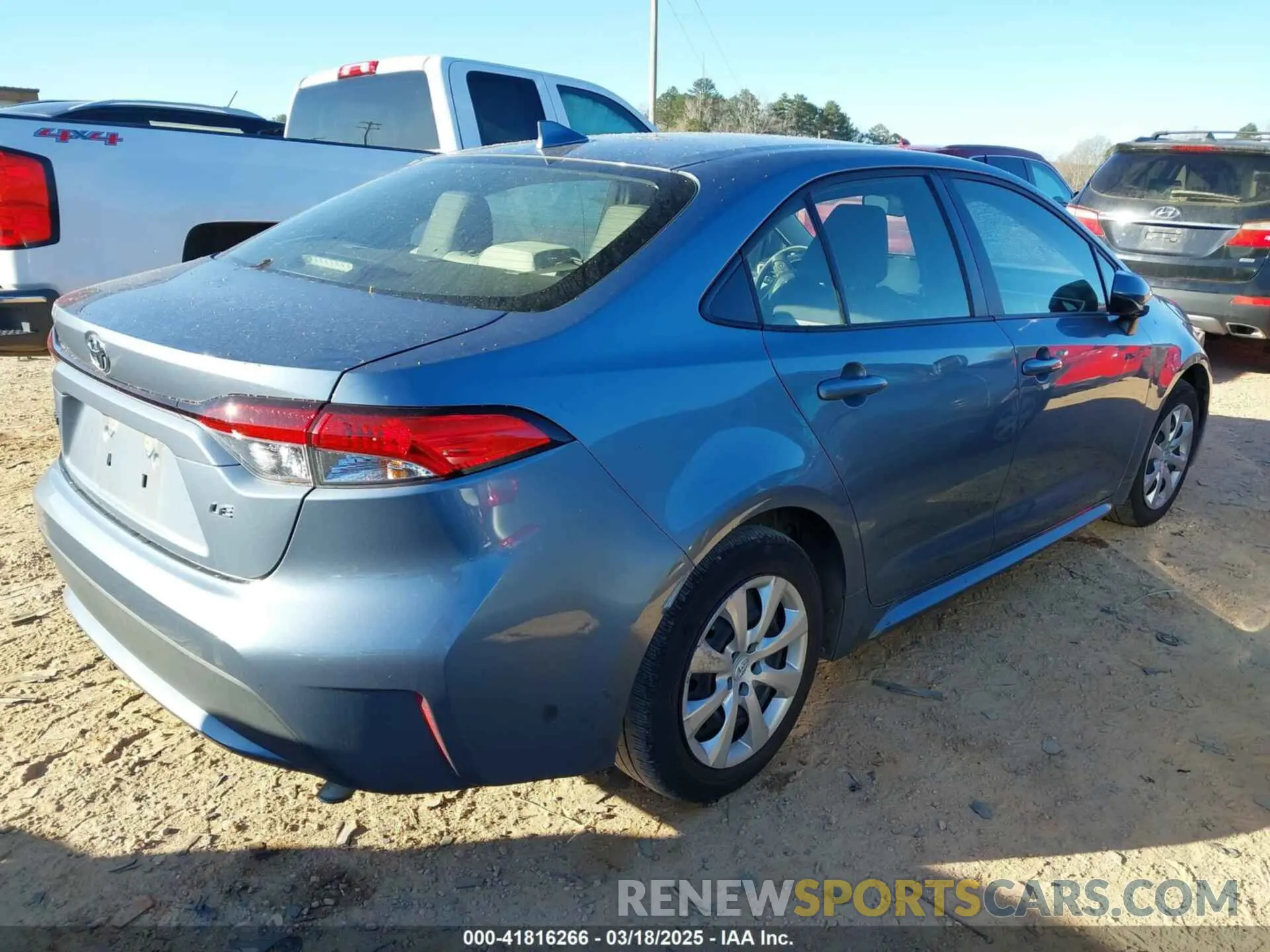4 fotografías del automóvil dañado JTDEPMAE0MJ186416 TOYOTA COROLLA 2021