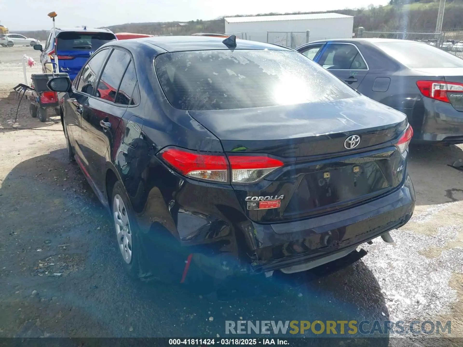 3 fotografías del automóvil dañado JTDEPMAE0MJ188022 TOYOTA COROLLA 2021