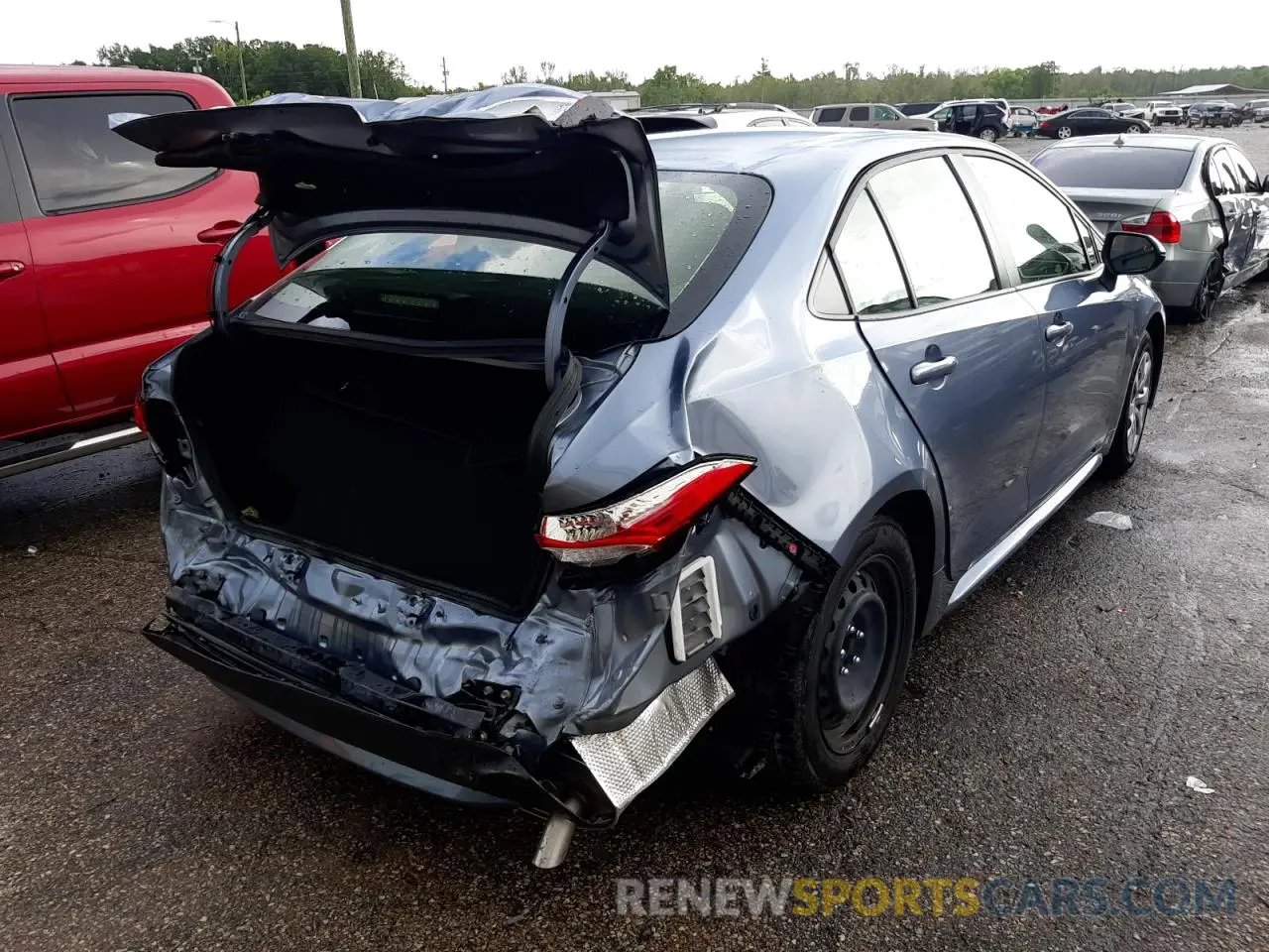 4 fotografías del automóvil dañado JTDEPMAE0MJ189767 TOYOTA COROLLA 2021