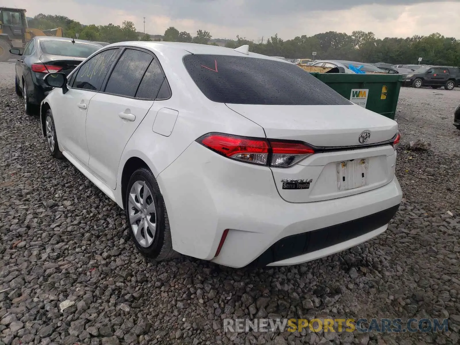 3 fotografías del automóvil dañado JTDEPMAE1MJ123955 TOYOTA COROLLA 2021