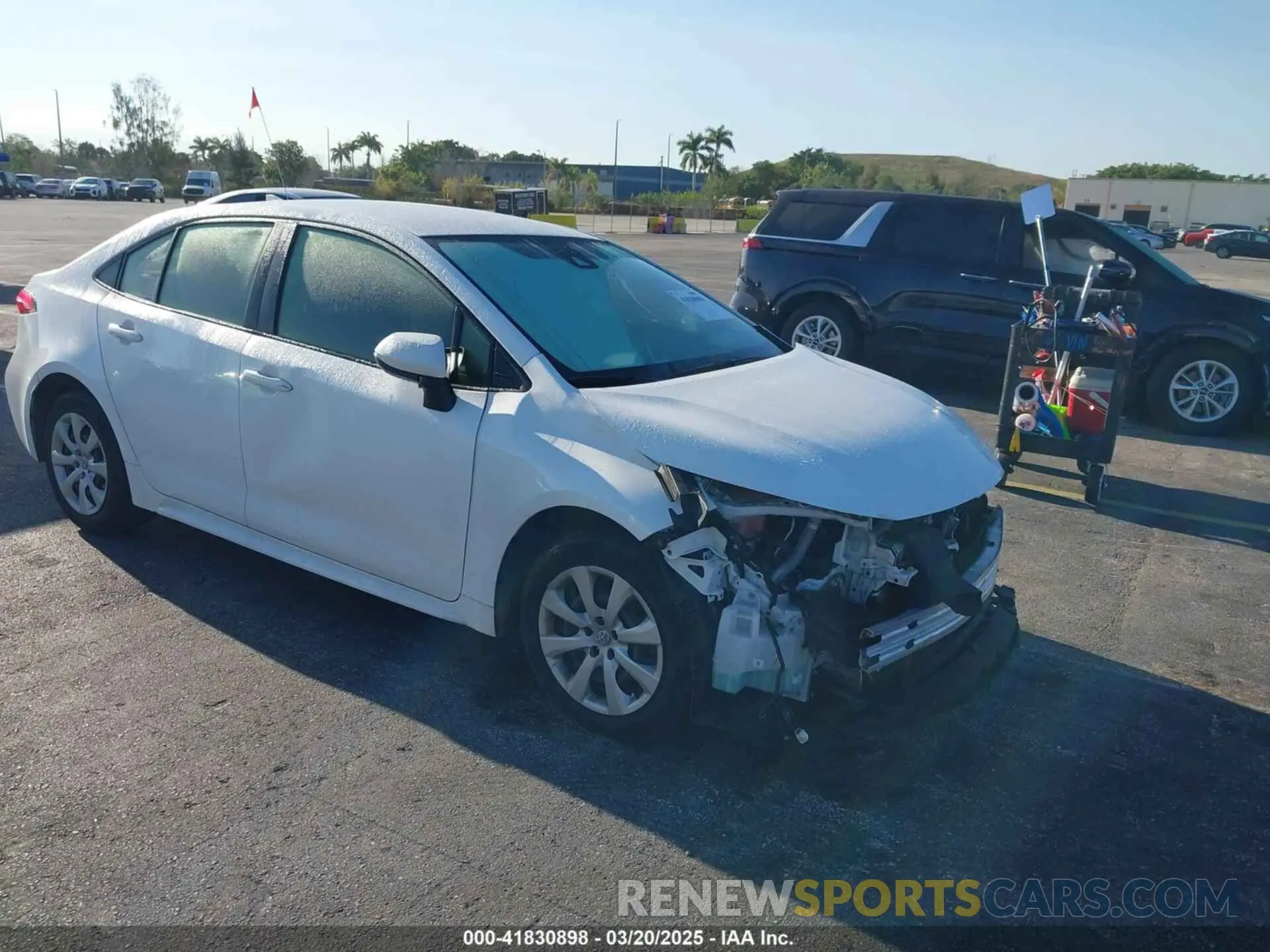 1 fotografías del automóvil dañado JTDEPMAE1MJ126631 TOYOTA COROLLA 2021