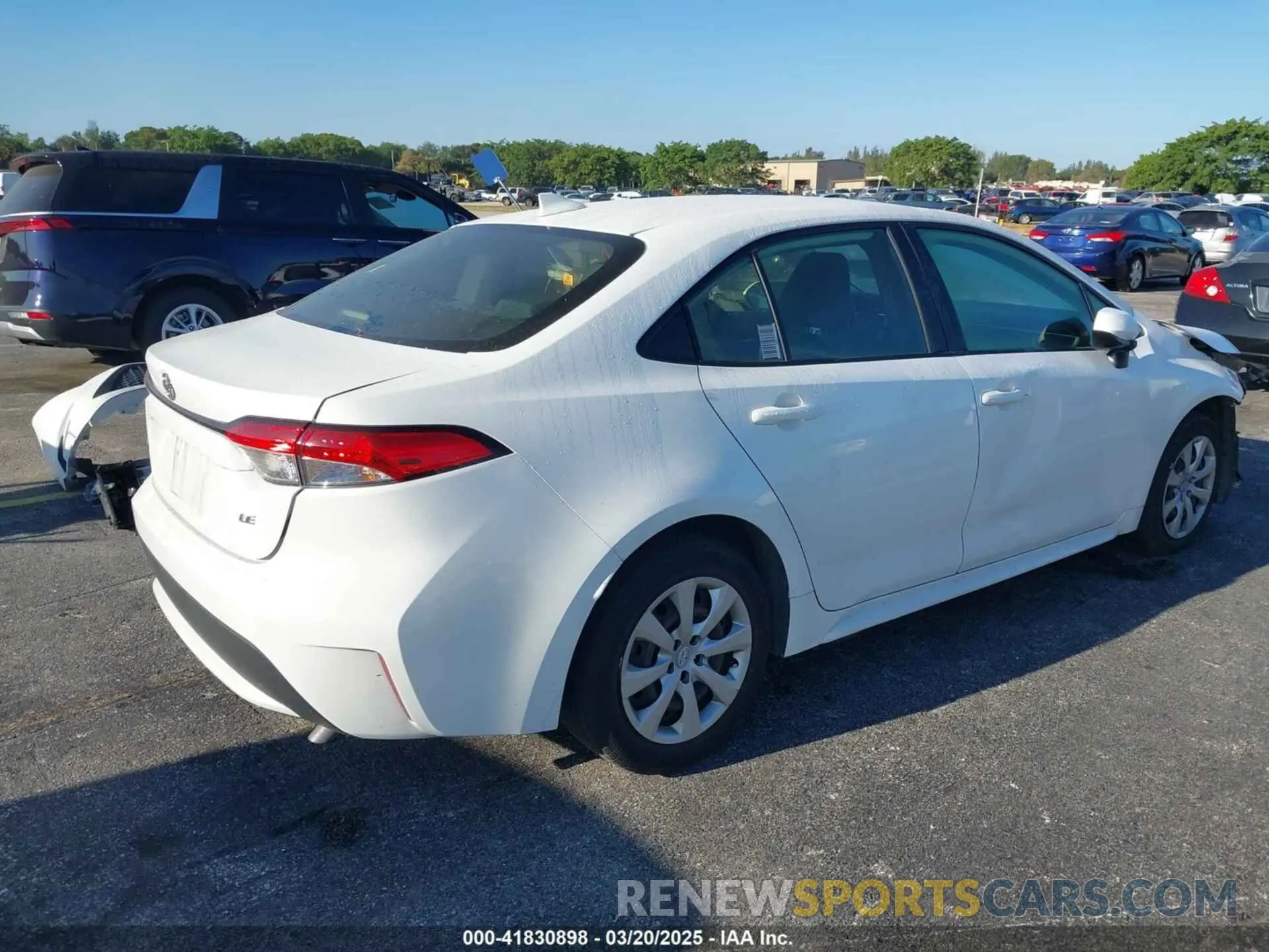 4 fotografías del automóvil dañado JTDEPMAE1MJ126631 TOYOTA COROLLA 2021
