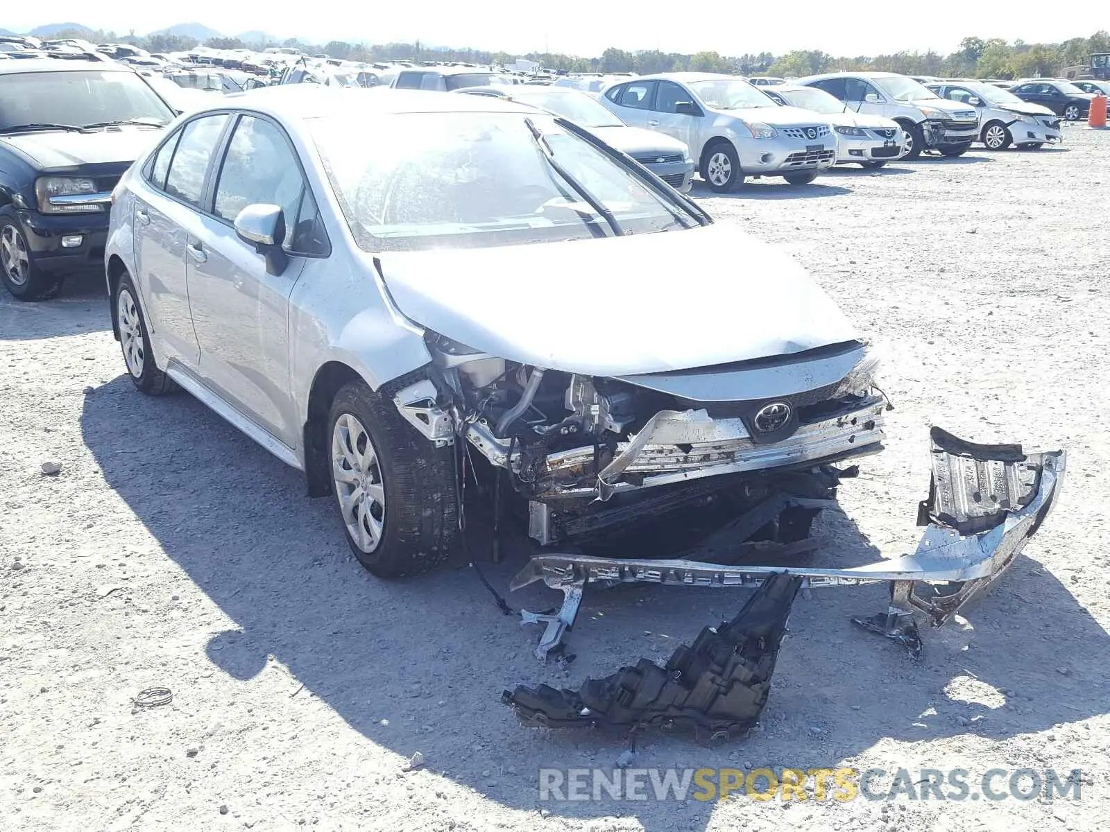 1 fotografías del automóvil dañado JTDEPMAE1MJ133630 TOYOTA COROLLA 2021