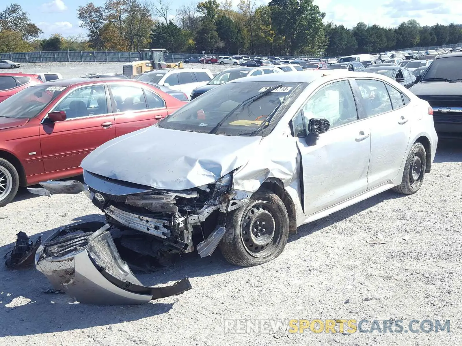 2 fotografías del automóvil dañado JTDEPMAE1MJ133630 TOYOTA COROLLA 2021