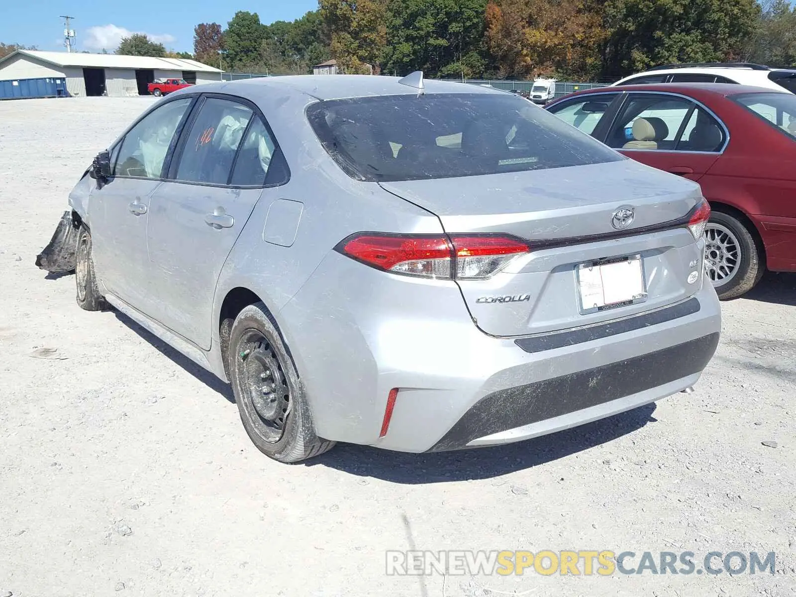 3 fotografías del automóvil dañado JTDEPMAE1MJ133630 TOYOTA COROLLA 2021
