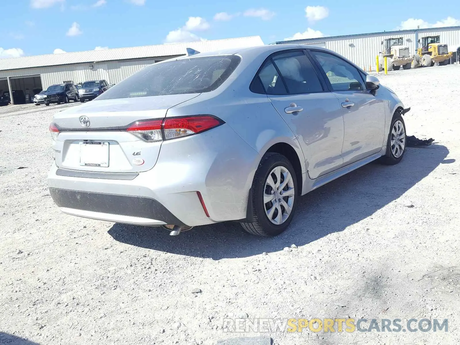 4 fotografías del automóvil dañado JTDEPMAE1MJ133630 TOYOTA COROLLA 2021