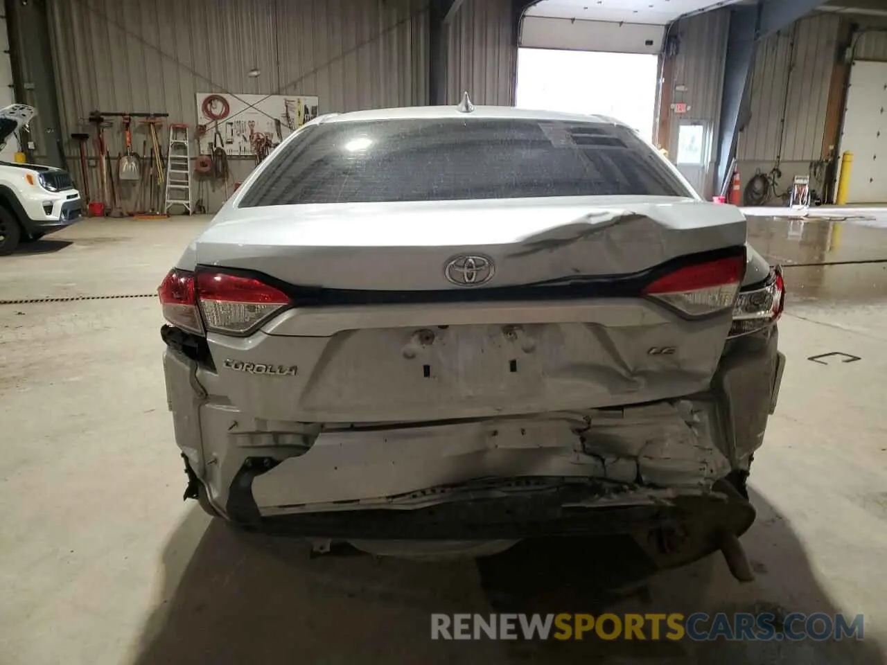 6 fotografías del automóvil dañado JTDEPMAE1MJ139542 TOYOTA COROLLA 2021