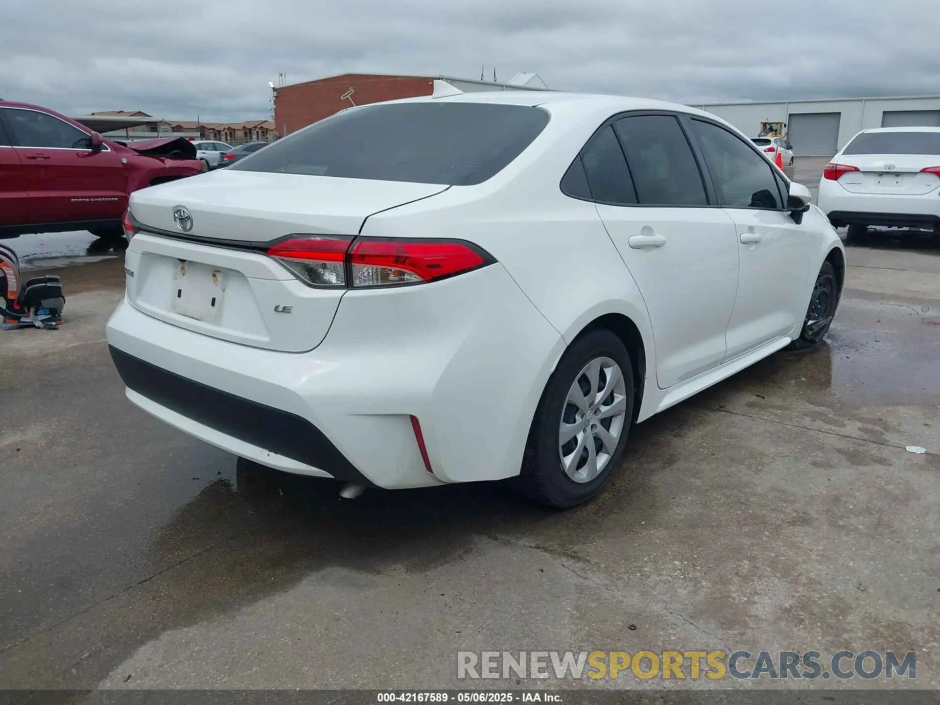 4 fotografías del automóvil dañado JTDEPMAE1MJ140223 TOYOTA COROLLA 2021