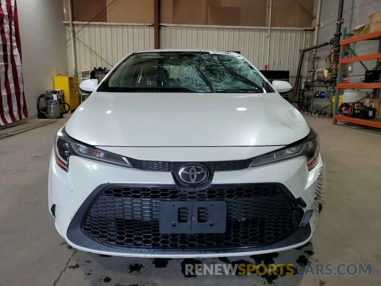 5 fotografías del automóvil dañado JTDEPMAE1MJ144711 TOYOTA COROLLA 2021