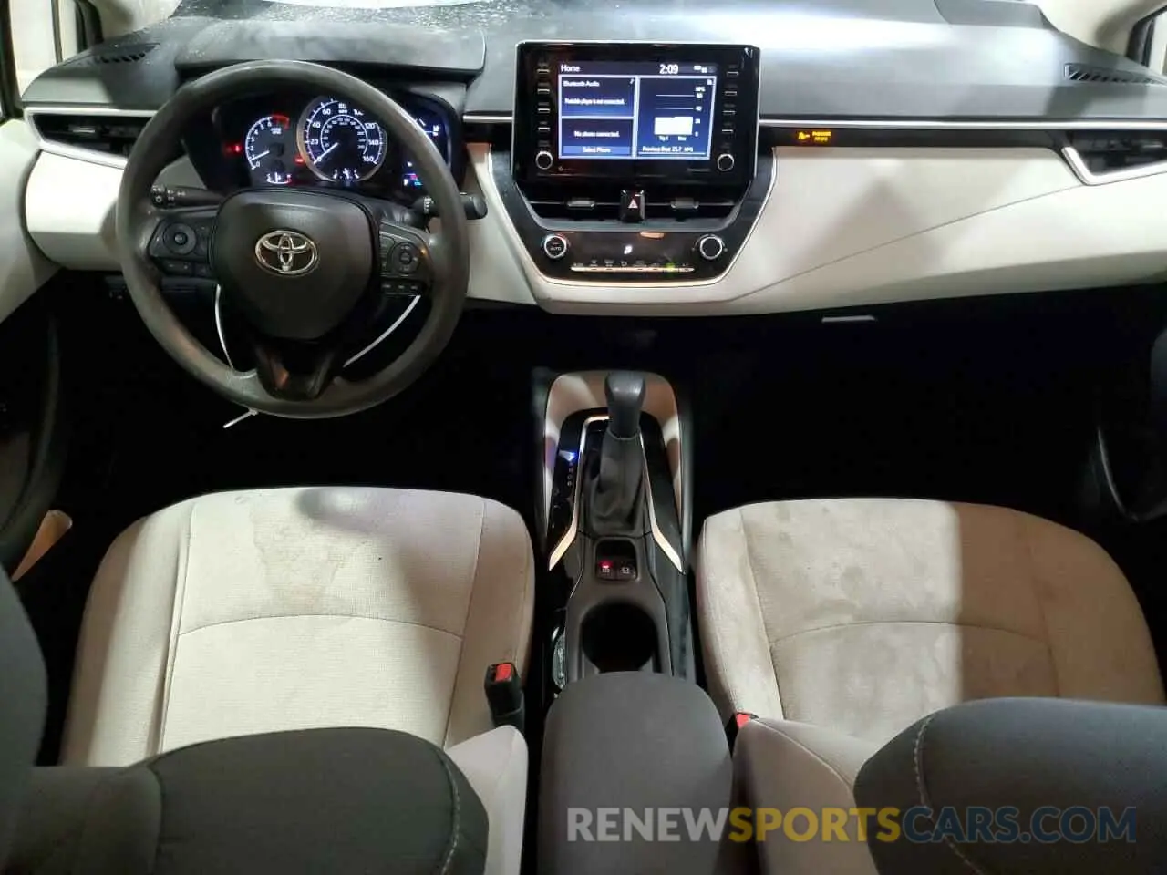 8 fotografías del automóvil dañado JTDEPMAE1MJ144711 TOYOTA COROLLA 2021