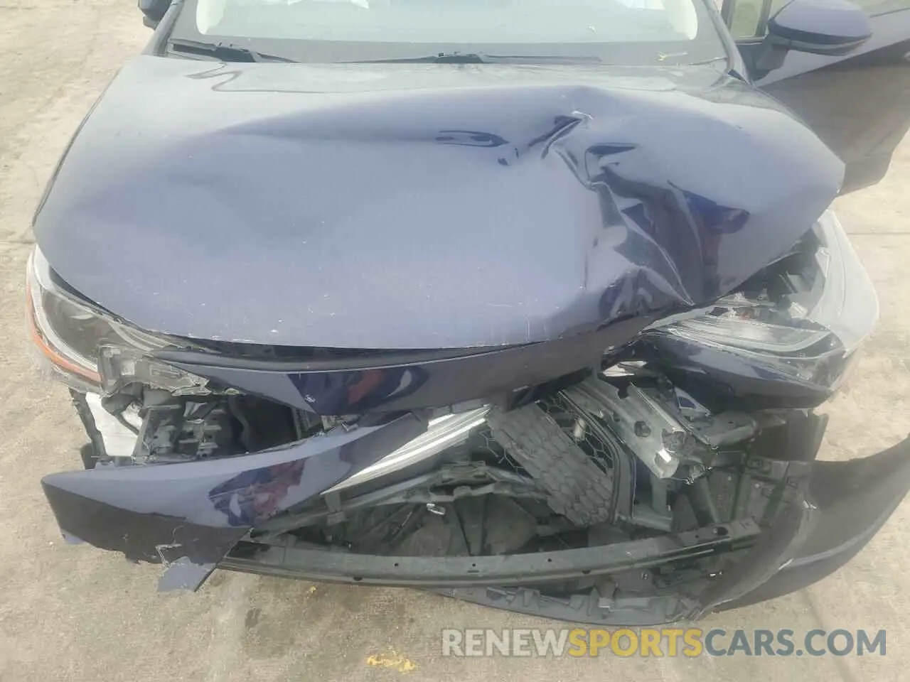 11 fotografías del automóvil dañado JTDEPMAE1MJ149780 TOYOTA COROLLA 2021