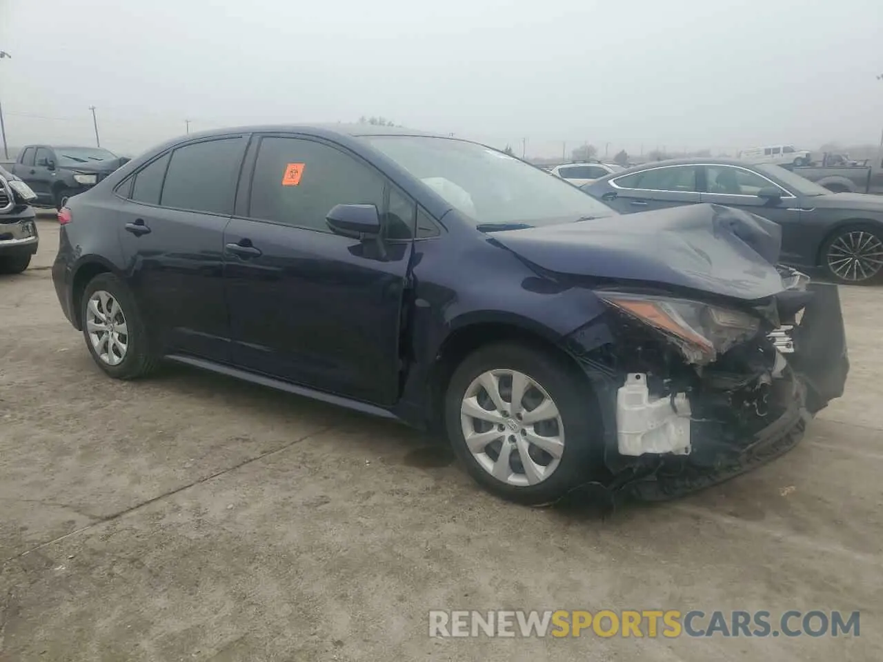 4 fotografías del automóvil dañado JTDEPMAE1MJ149780 TOYOTA COROLLA 2021