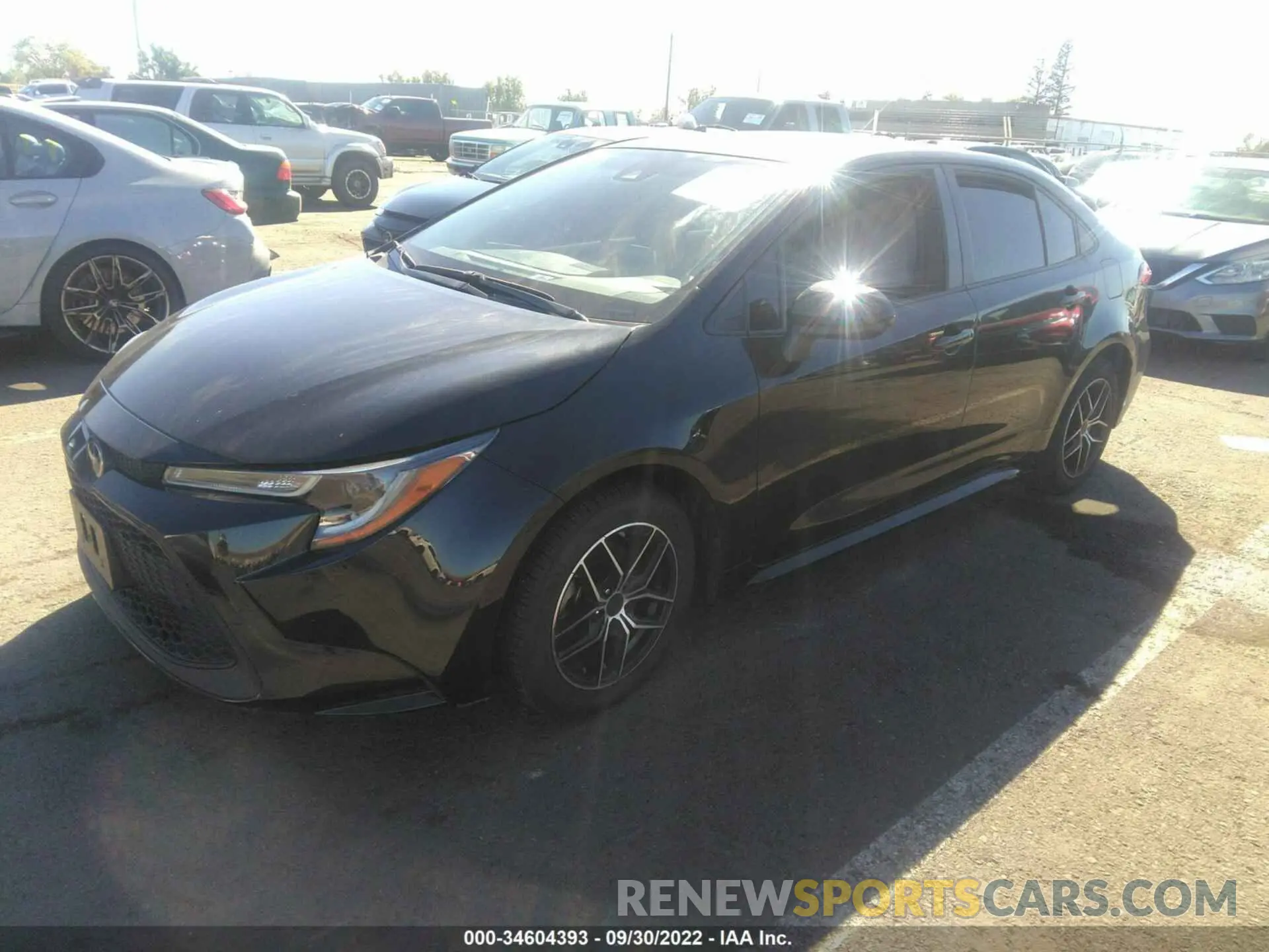 2 fotografías del automóvil dañado JTDEPMAE1MJ150766 TOYOTA COROLLA 2021