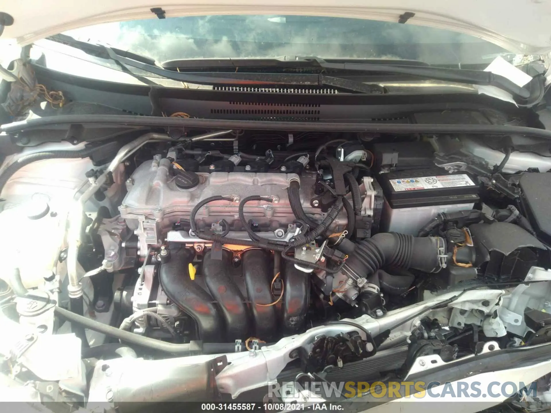 10 fotografías del automóvil dañado JTDEPMAE1MJ167177 TOYOTA COROLLA 2021