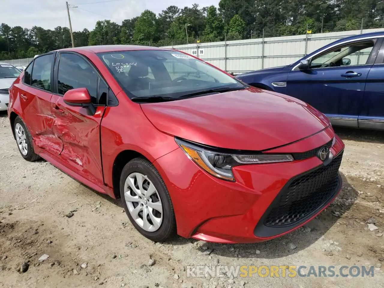 1 fotografías del automóvil dañado JTDEPMAE1MJ171407 TOYOTA COROLLA 2021