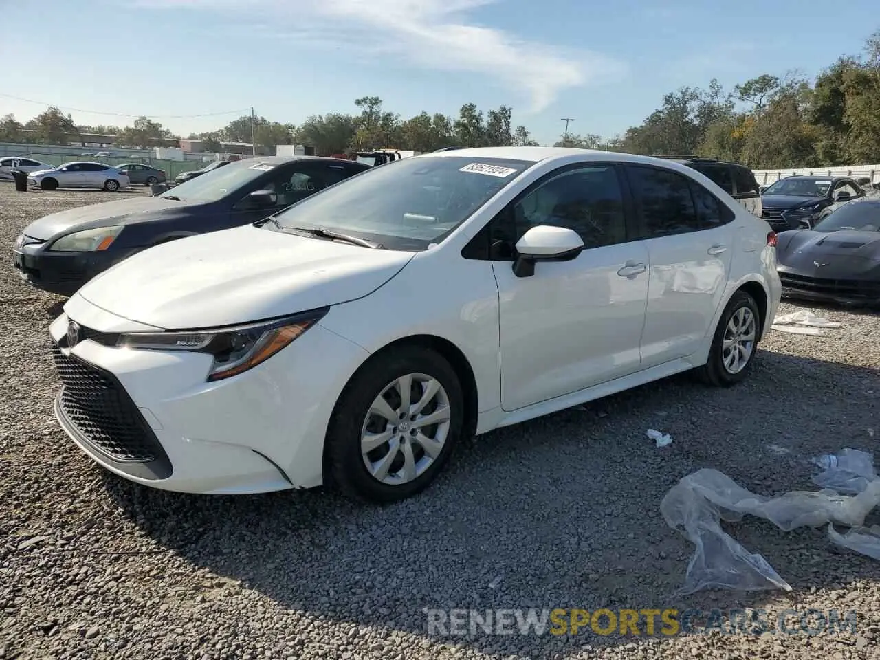 1 fotografías del automóvil dañado JTDEPMAE1MJ184402 TOYOTA COROLLA 2021