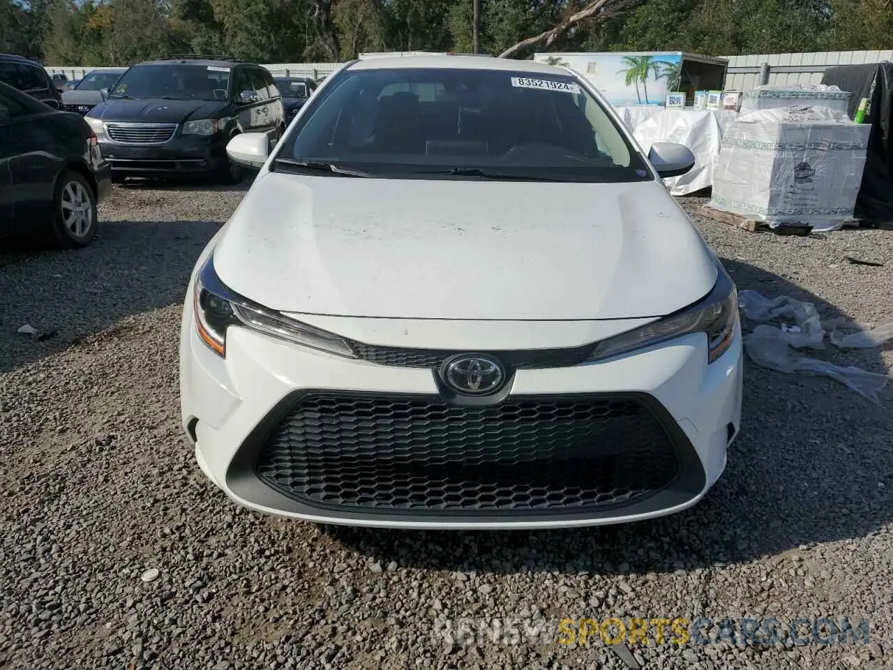 5 fotografías del automóvil dañado JTDEPMAE1MJ184402 TOYOTA COROLLA 2021