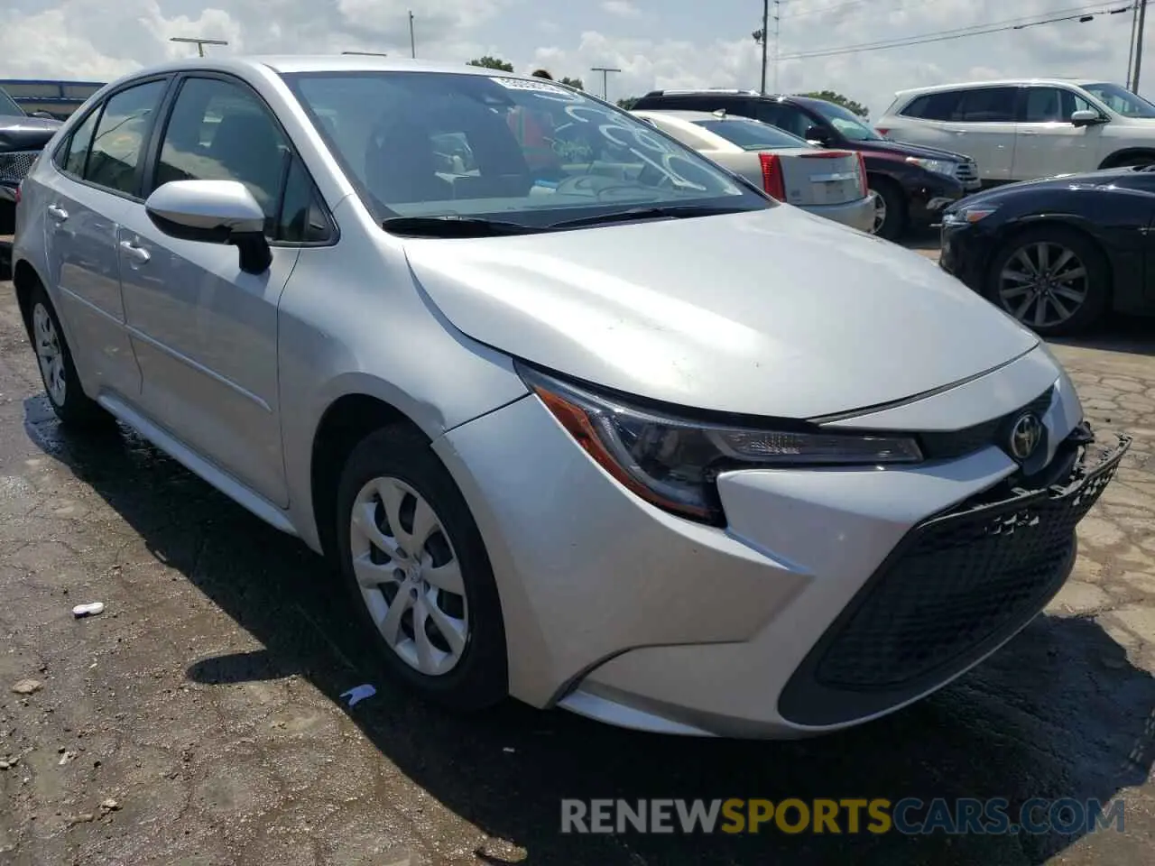 1 fotografías del automóvil dañado JTDEPMAE1MJ185226 TOYOTA COROLLA 2021