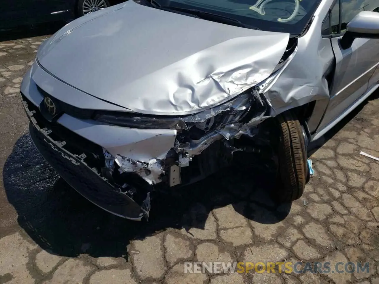 9 fotografías del automóvil dañado JTDEPMAE1MJ185226 TOYOTA COROLLA 2021