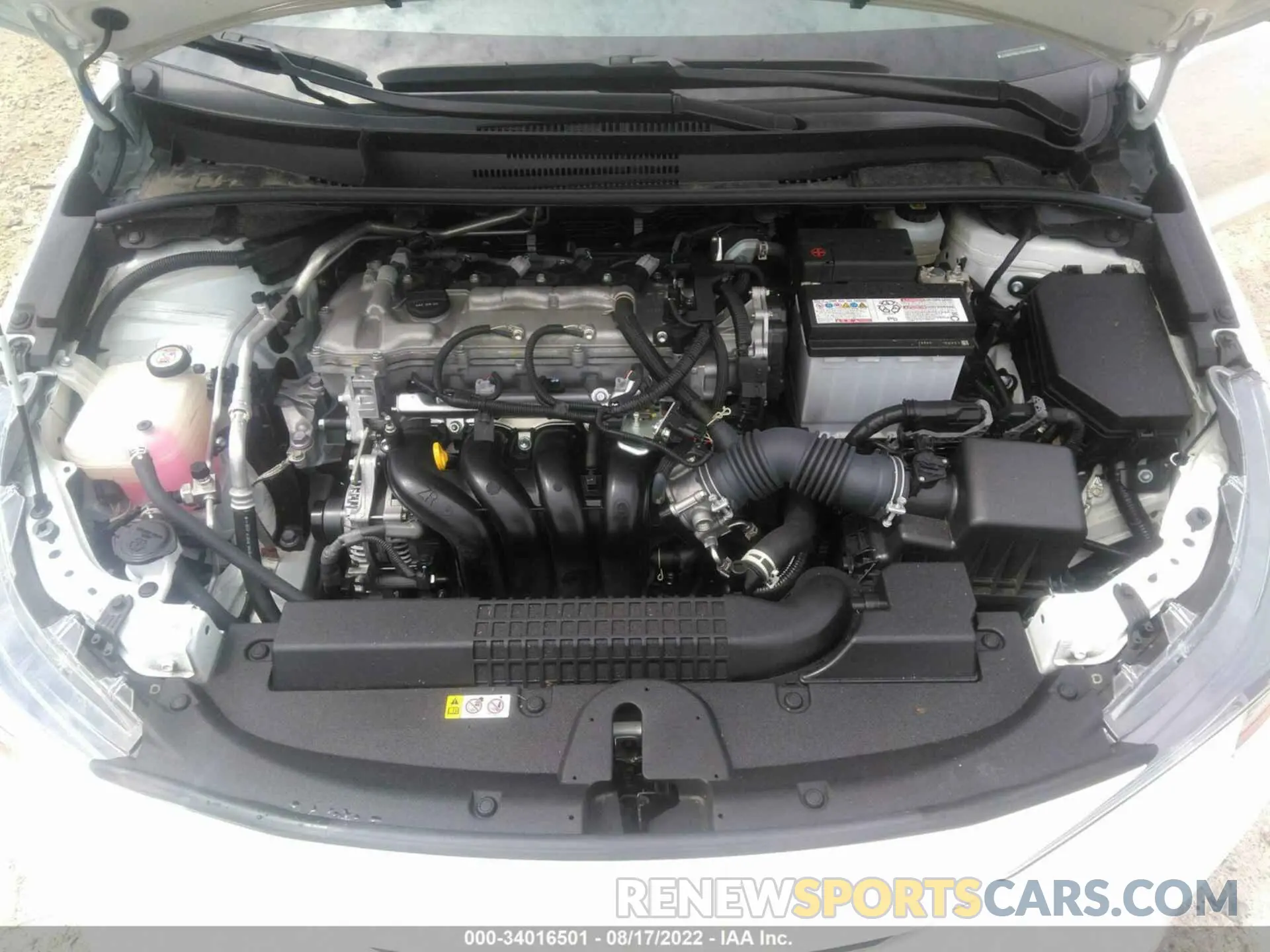 10 fotografías del automóvil dañado JTDEPMAE1MJ186568 TOYOTA COROLLA 2021