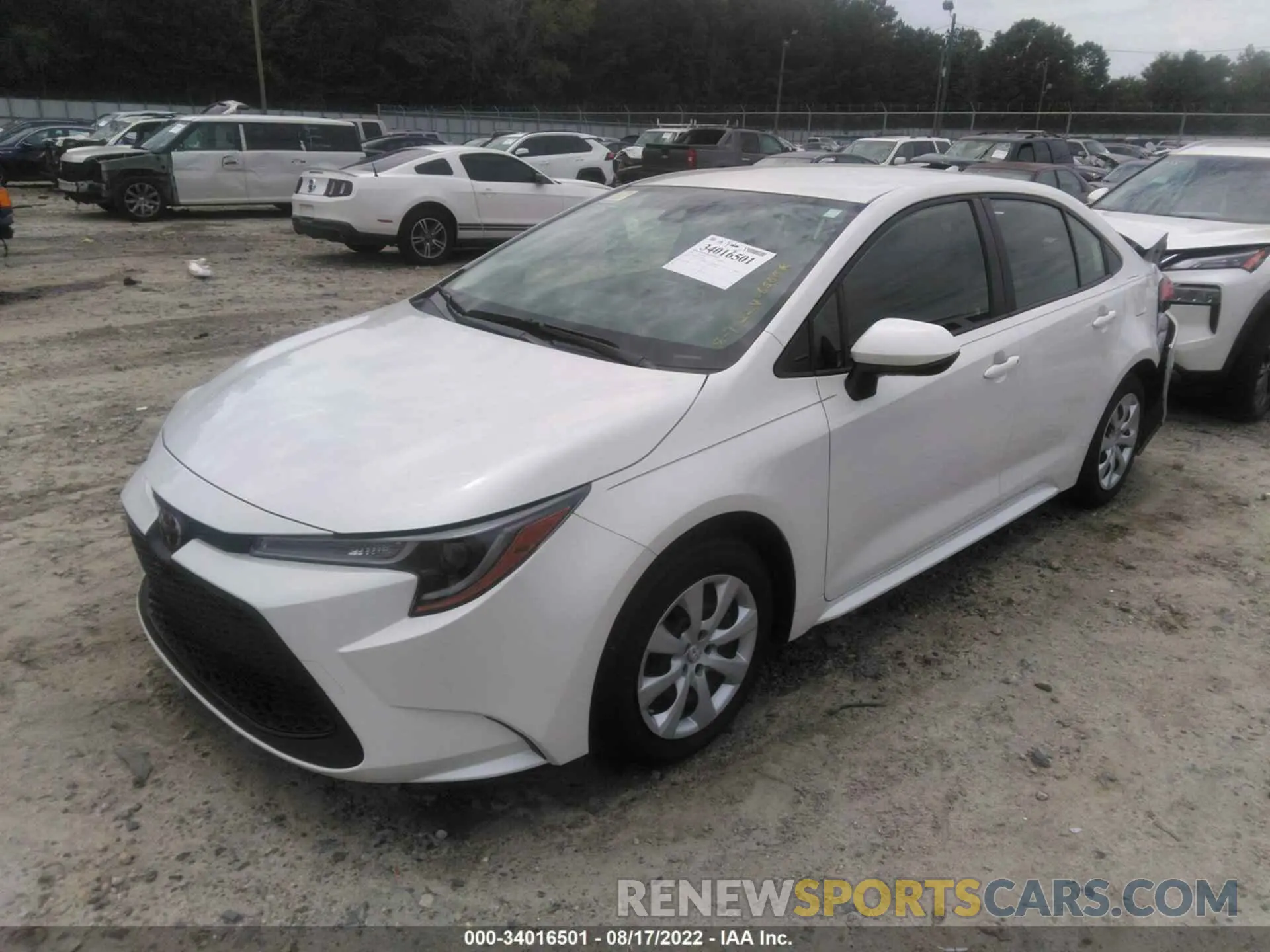 2 fotografías del automóvil dañado JTDEPMAE1MJ186568 TOYOTA COROLLA 2021
