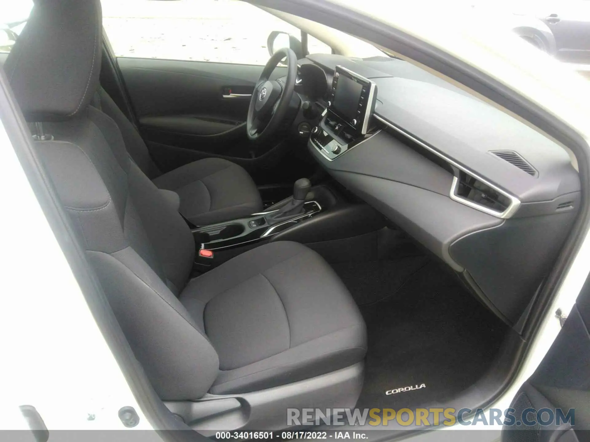 5 fotografías del automóvil dañado JTDEPMAE1MJ186568 TOYOTA COROLLA 2021