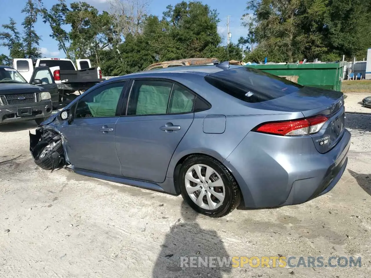 2 fotografías del automóvil dañado JTDEPMAE2MJ118960 TOYOTA COROLLA 2021