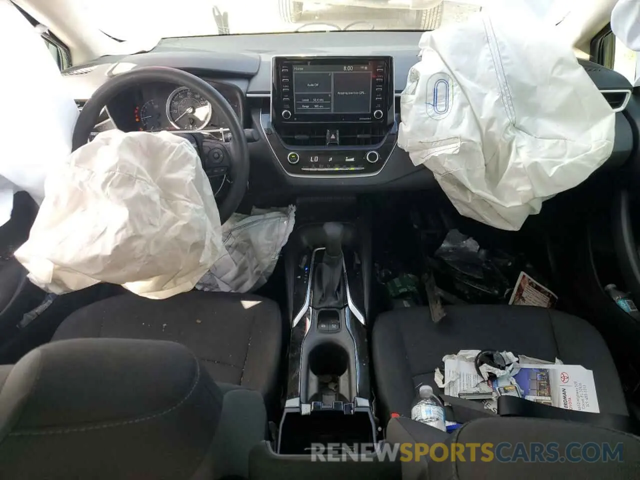 8 fotografías del automóvil dañado JTDEPMAE2MJ118960 TOYOTA COROLLA 2021