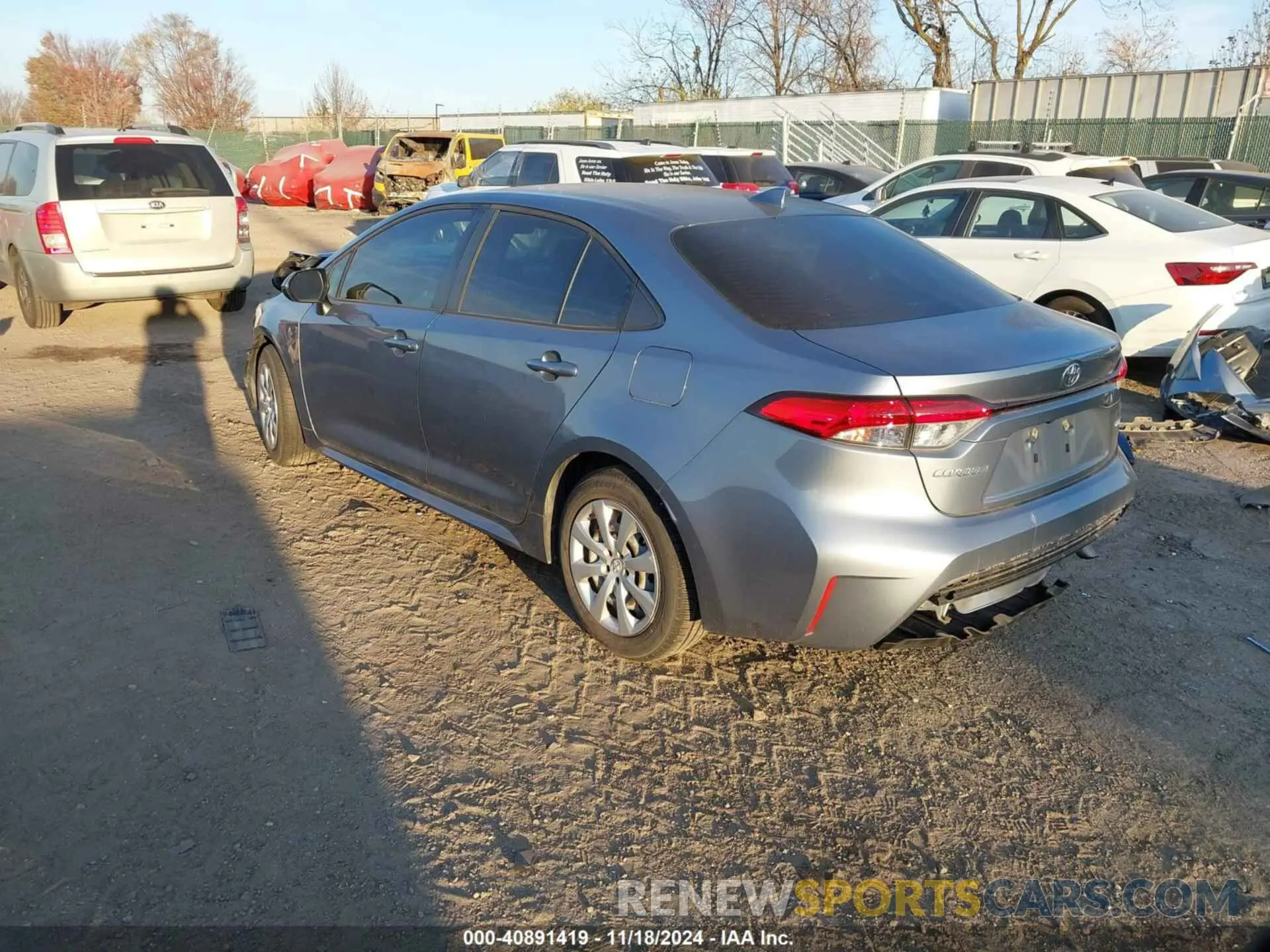 3 fotografías del automóvil dañado JTDEPMAE2MJ126606 TOYOTA COROLLA 2021