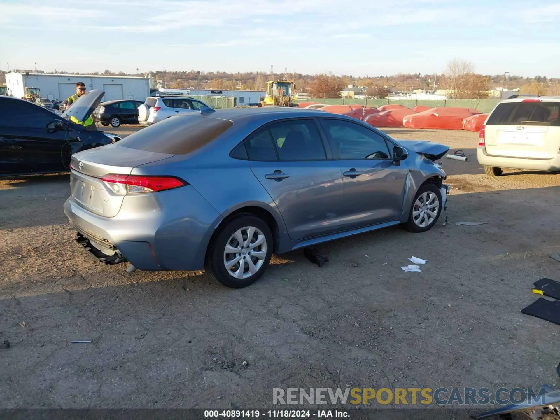 4 fotografías del automóvil dañado JTDEPMAE2MJ126606 TOYOTA COROLLA 2021