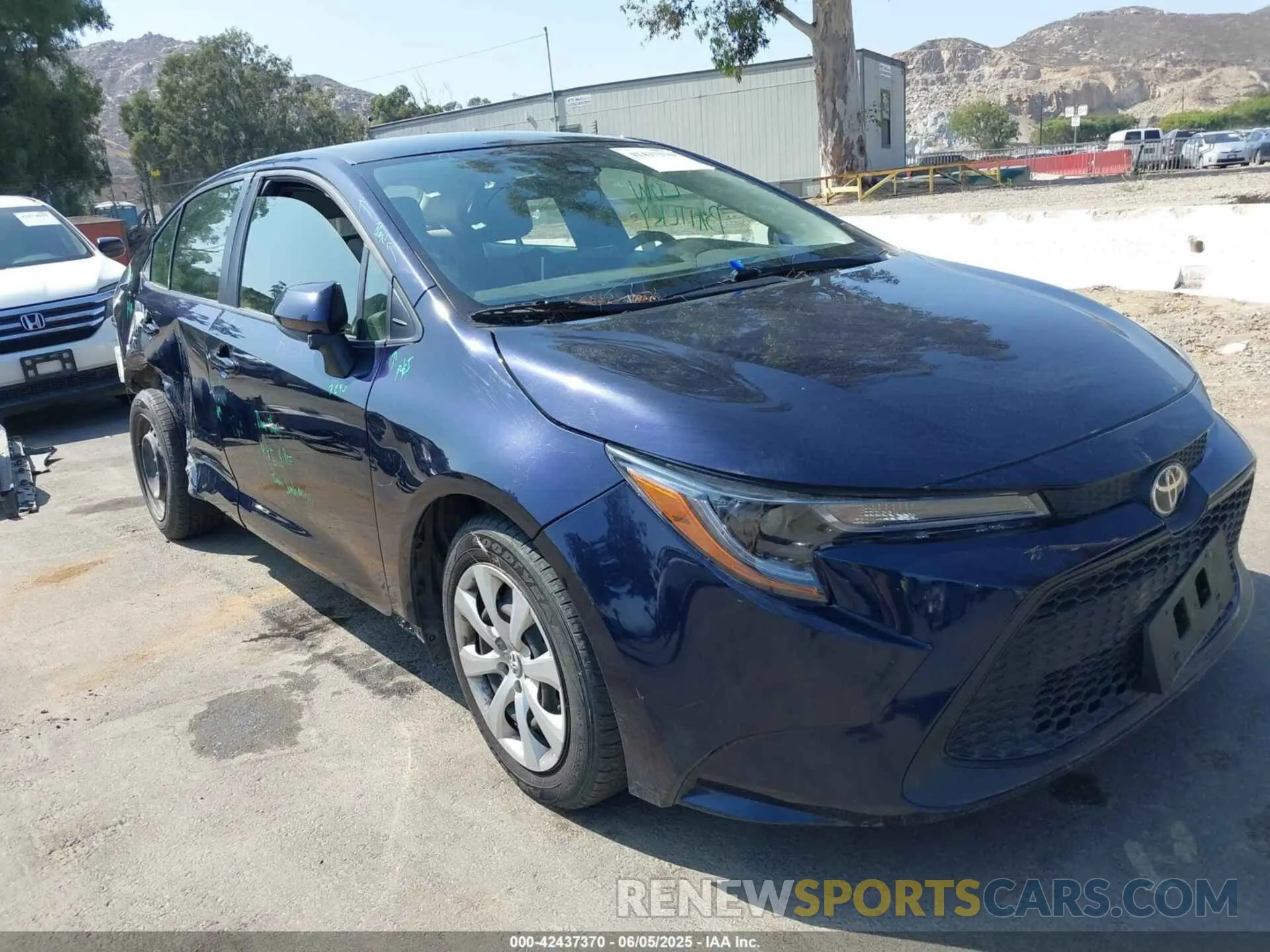 1 fotografías del automóvil dañado JTDEPMAE2MJ132745 TOYOTA COROLLA 2021