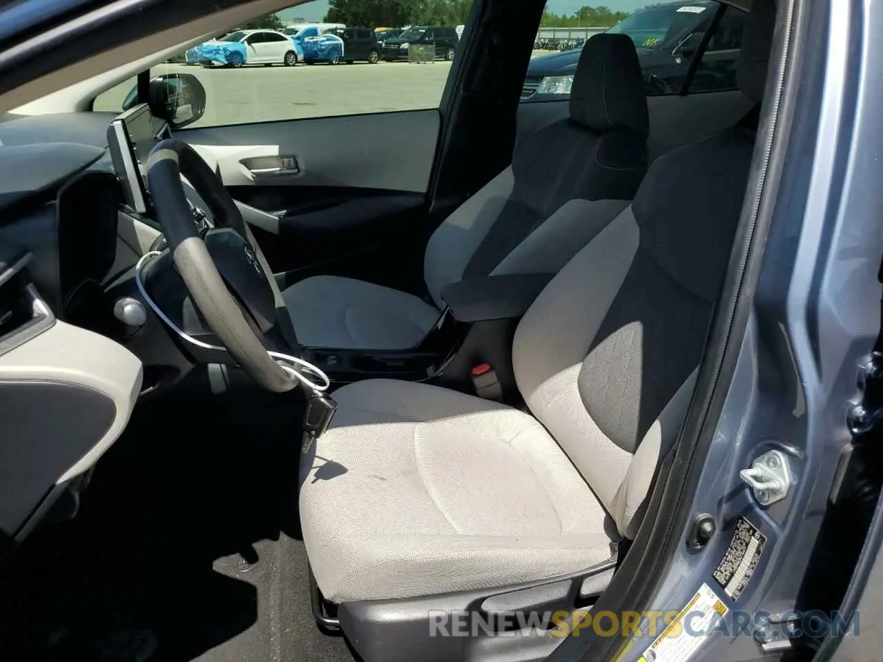 7 fotografías del automóvil dañado JTDEPMAE2MJ144670 TOYOTA COROLLA 2021