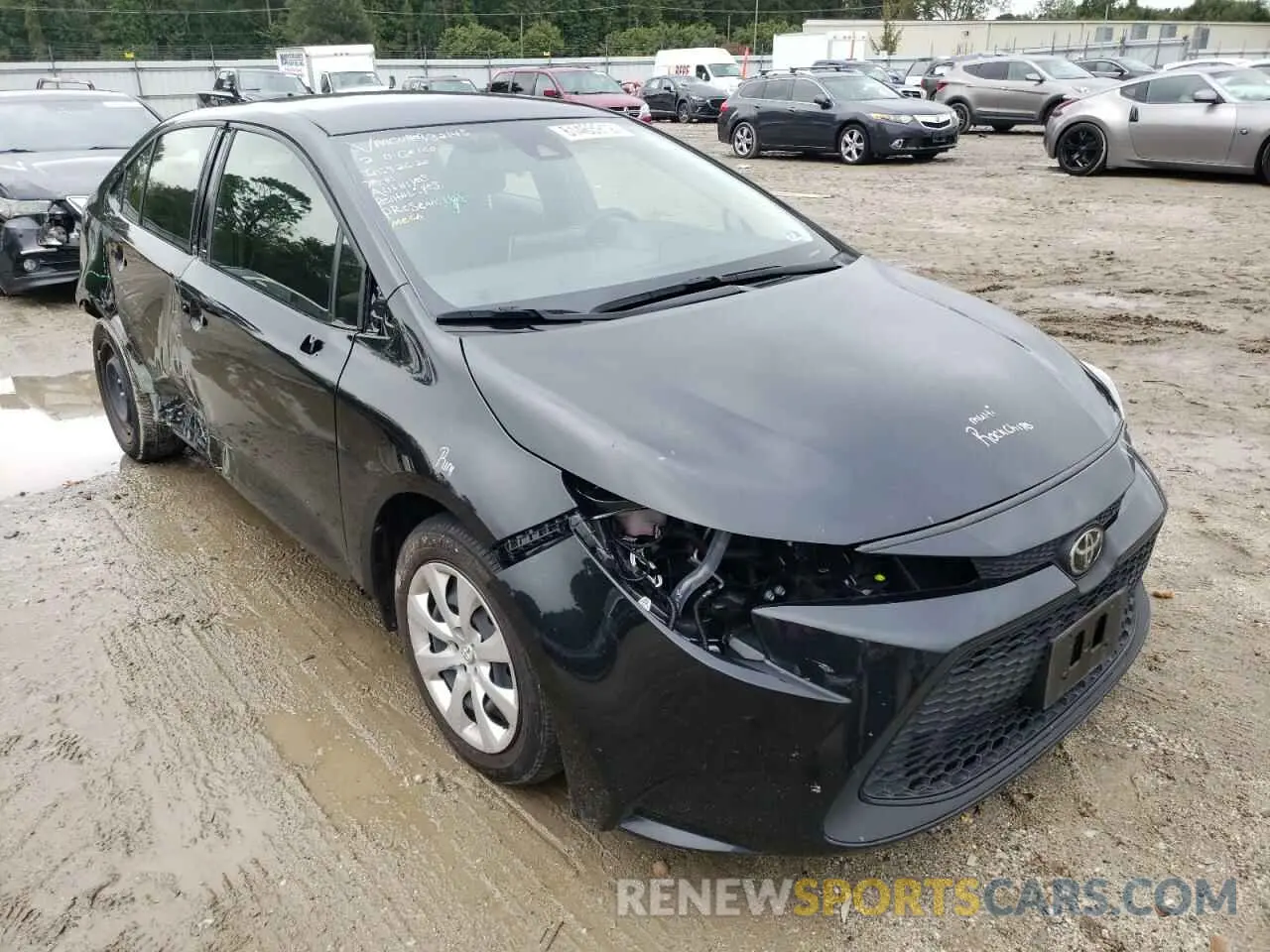 1 fotografías del automóvil dañado JTDEPMAE2MJ147410 TOYOTA COROLLA 2021