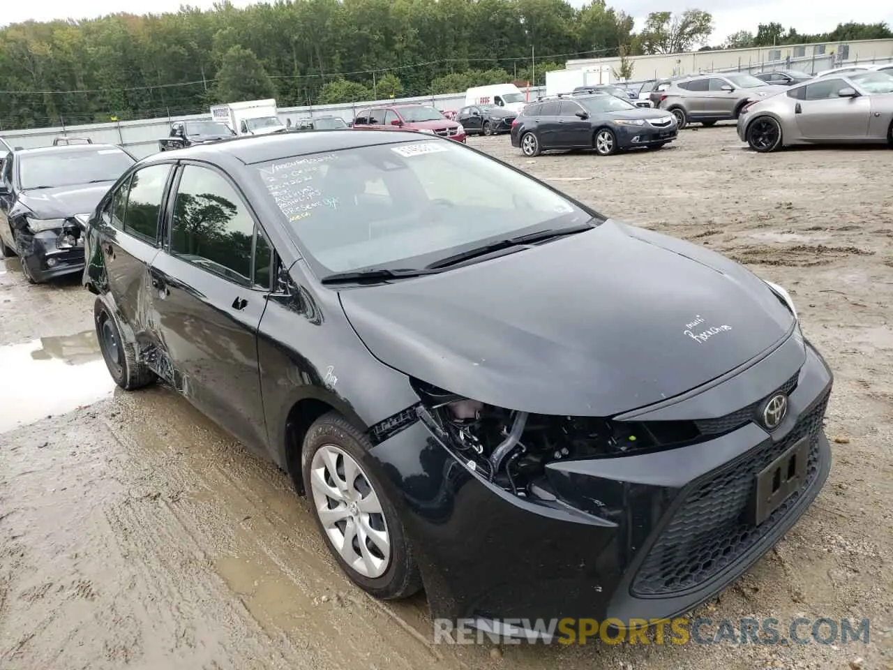 9 fotografías del automóvil dañado JTDEPMAE2MJ147410 TOYOTA COROLLA 2021