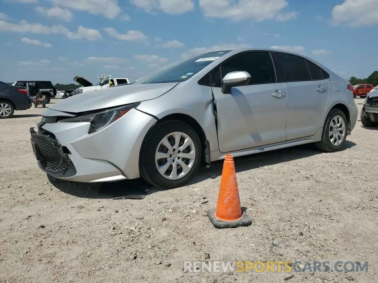 1 fotografías del automóvil dañado JTDEPMAE2MJ148881 TOYOTA COROLLA 2021