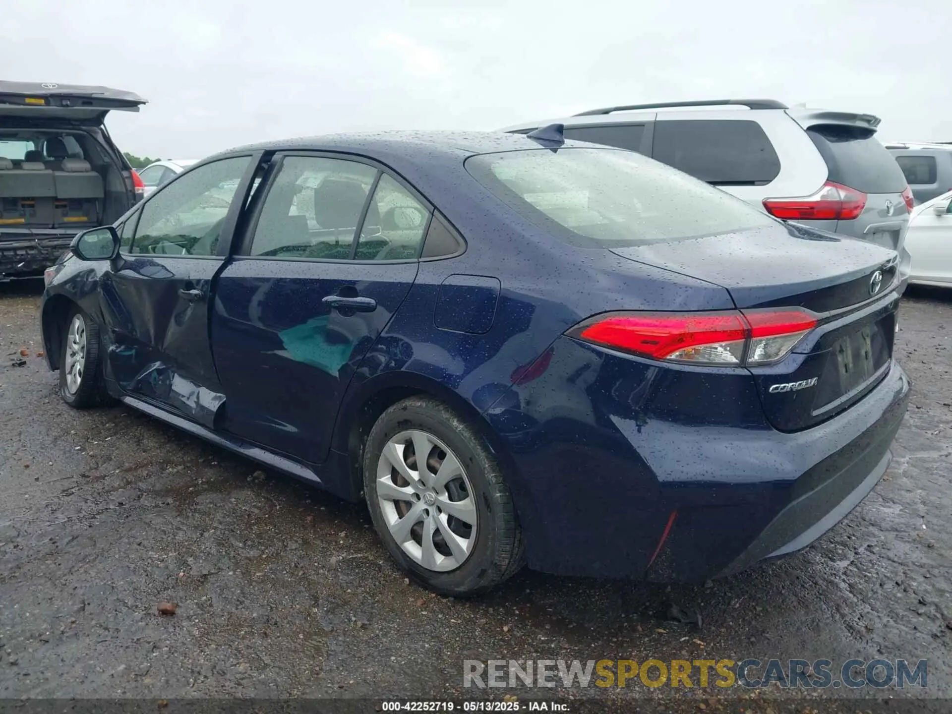 3 fotografías del automóvil dañado JTDEPMAE2MJ149402 TOYOTA COROLLA 2021