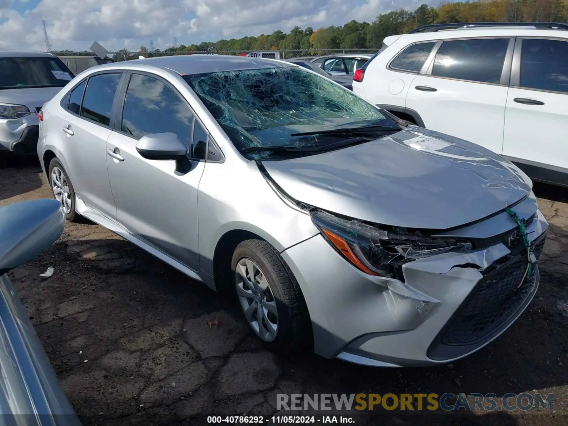 1 fotografías del automóvil dañado JTDEPMAE2MJ155197 TOYOTA COROLLA 2021