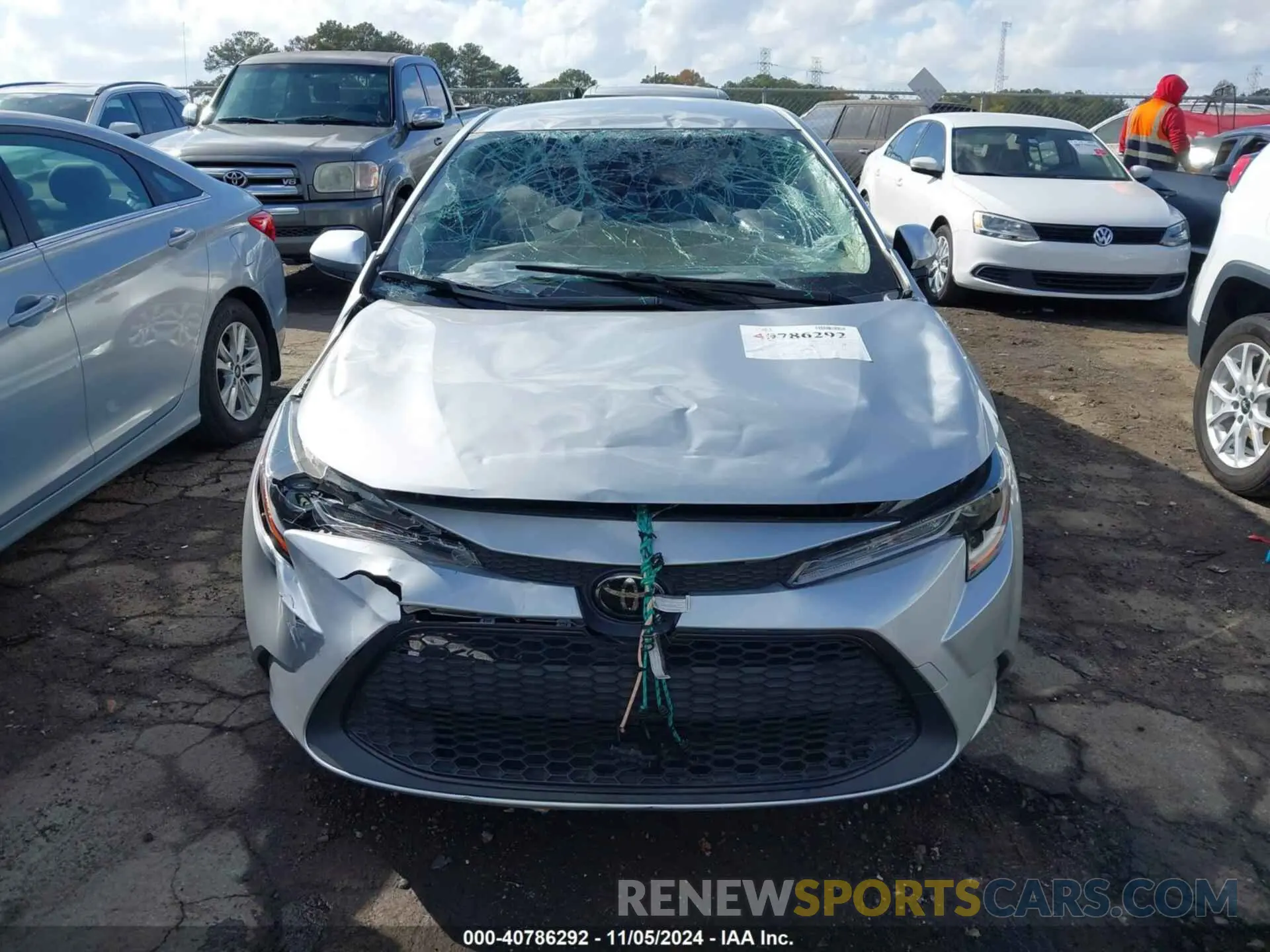 12 fotografías del automóvil dañado JTDEPMAE2MJ155197 TOYOTA COROLLA 2021
