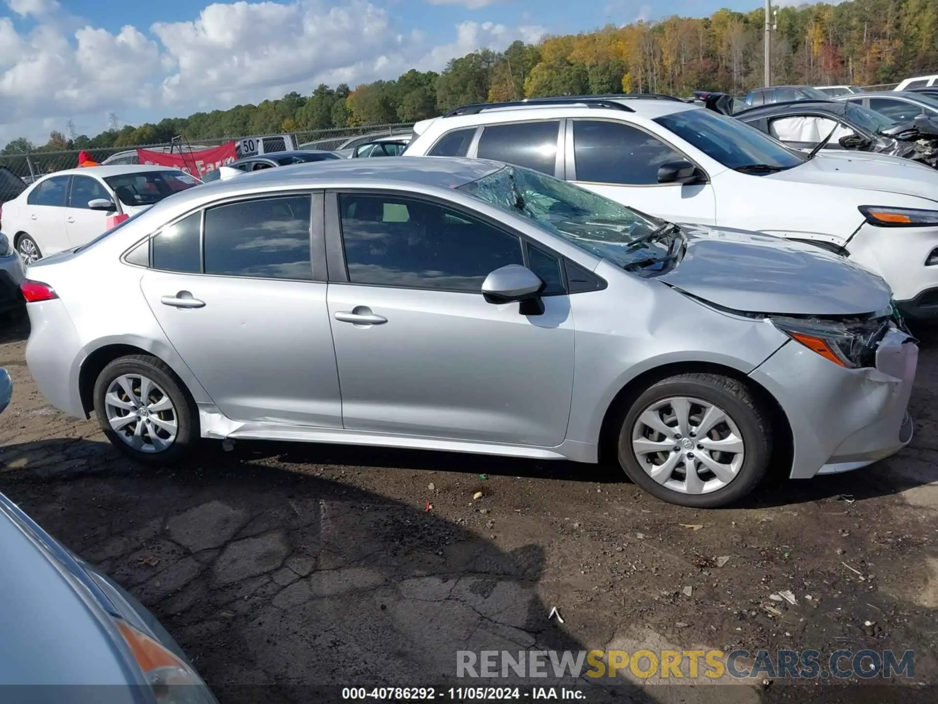 13 fotografías del automóvil dañado JTDEPMAE2MJ155197 TOYOTA COROLLA 2021