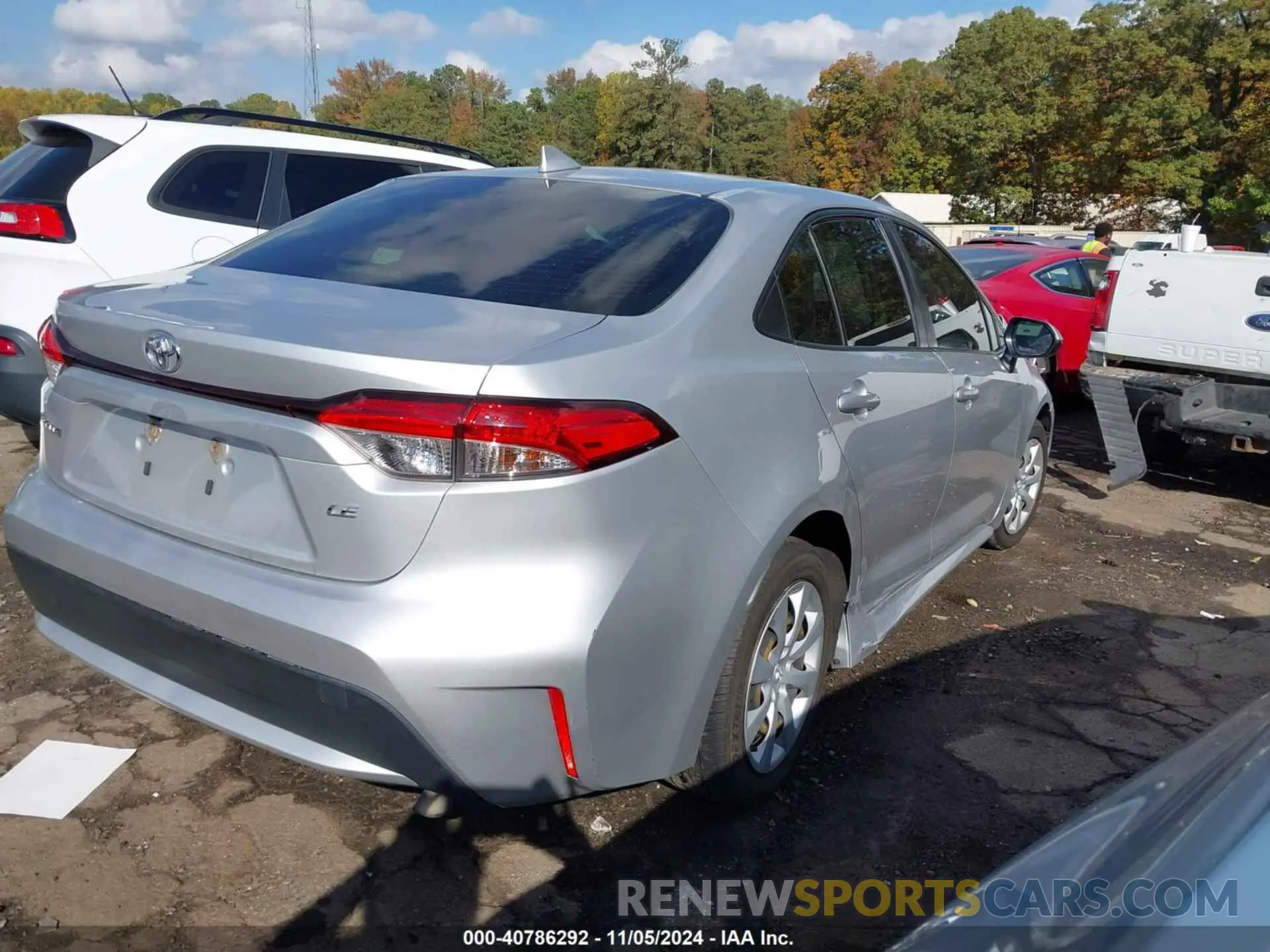 4 fotografías del automóvil dañado JTDEPMAE2MJ155197 TOYOTA COROLLA 2021