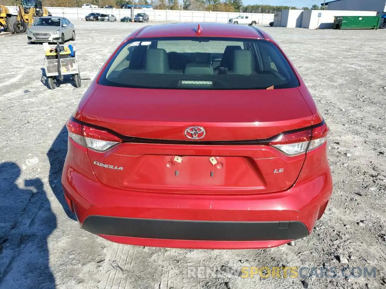6 fotografías del automóvil dañado JTDEPMAE2MJ156320 TOYOTA COROLLA 2021