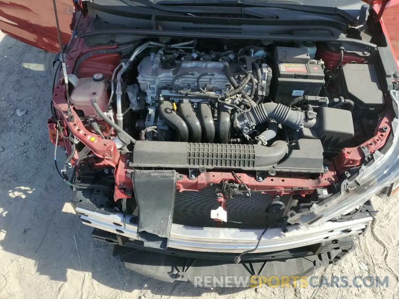 11 fotografías del automóvil dañado JTDEPMAE2MJ159024 TOYOTA COROLLA 2021