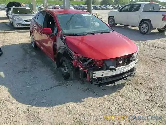 14 fotografías del automóvil dañado JTDEPMAE2MJ159024 TOYOTA COROLLA 2021