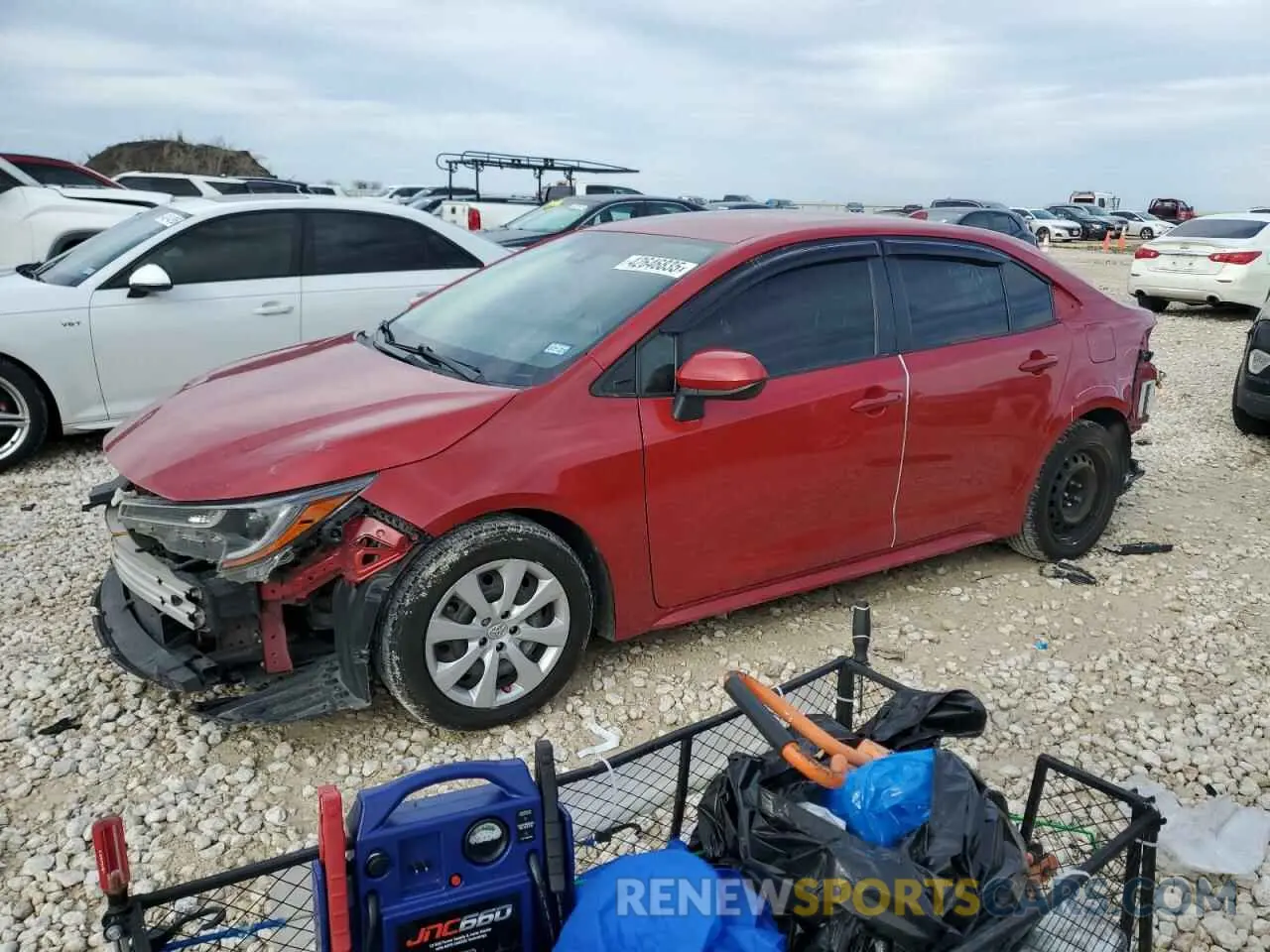 1 fotografías del automóvil dañado JTDEPMAE2MJ166250 TOYOTA COROLLA 2021