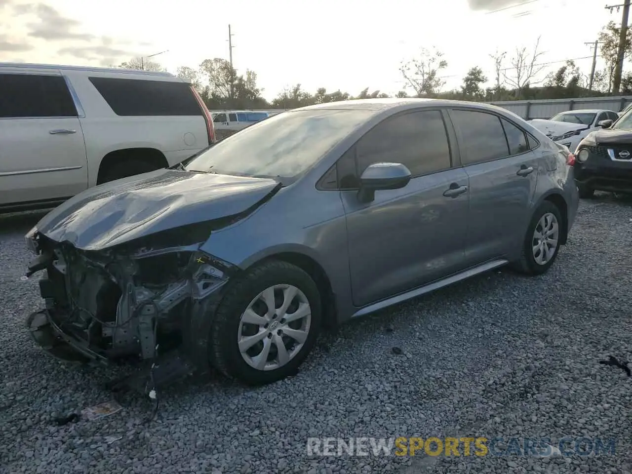 1 fotografías del automóvil dañado JTDEPMAE2MJ170198 TOYOTA COROLLA 2021