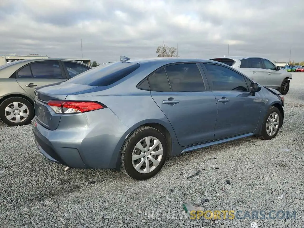 3 fotografías del automóvil dañado JTDEPMAE2MJ170198 TOYOTA COROLLA 2021