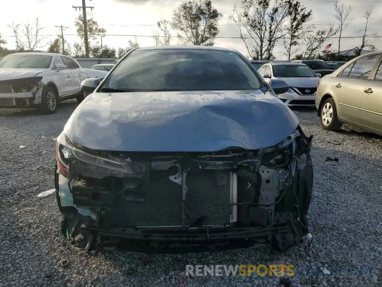 5 fotografías del automóvil dañado JTDEPMAE2MJ170198 TOYOTA COROLLA 2021