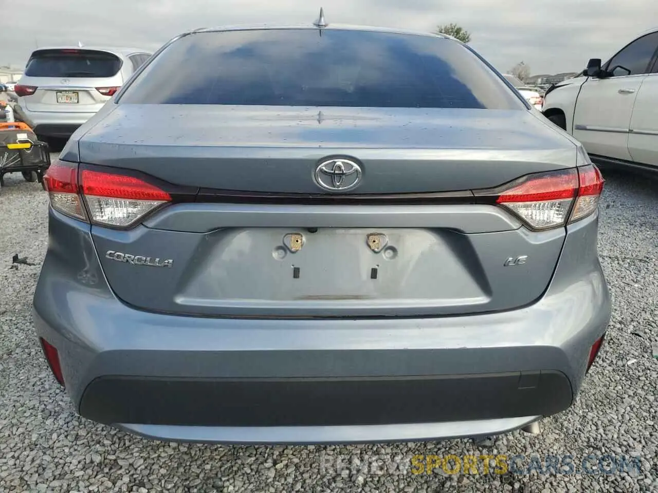 6 fotografías del automóvil dañado JTDEPMAE2MJ170198 TOYOTA COROLLA 2021