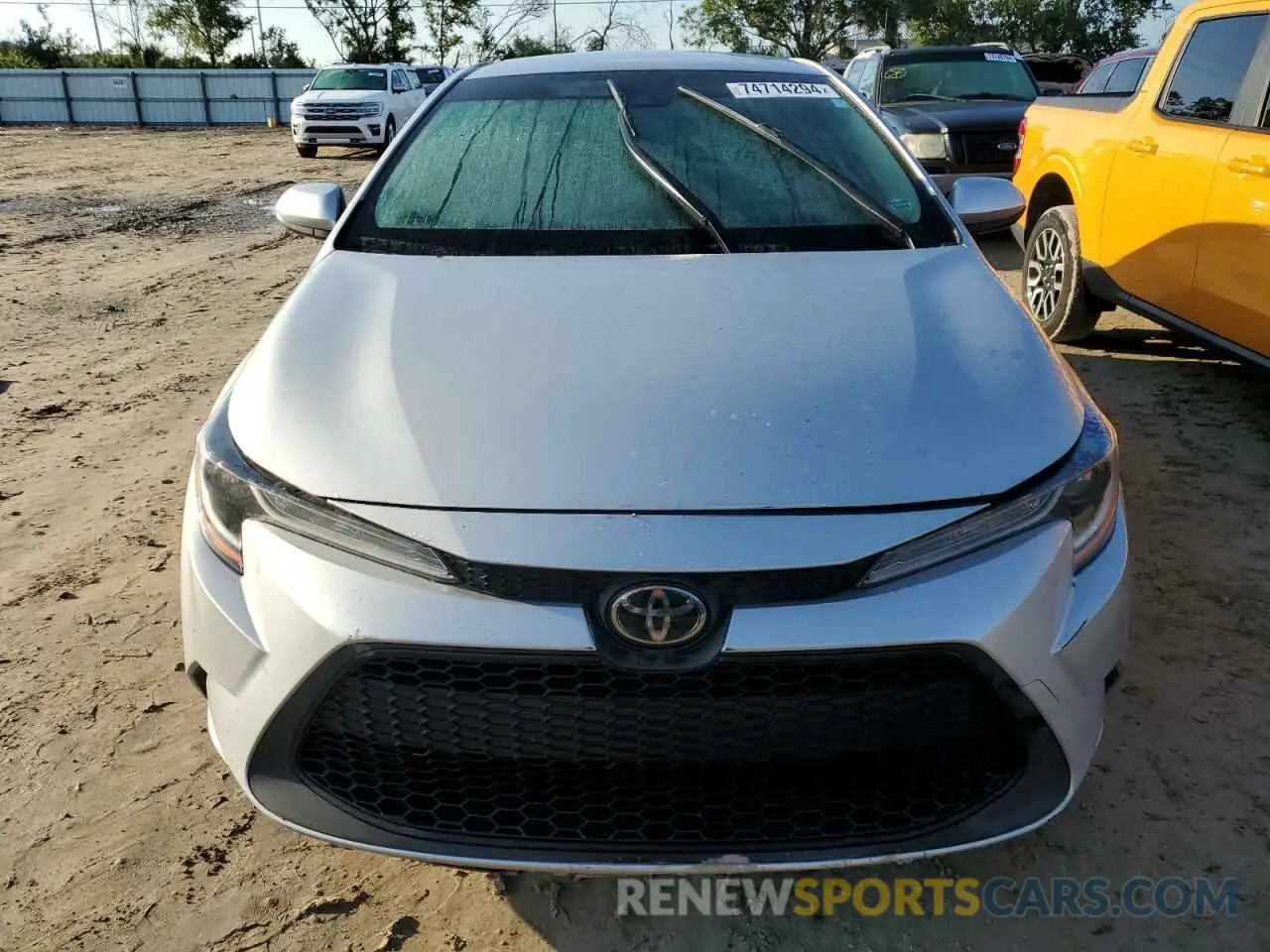 5 fotografías del automóvil dañado JTDEPMAE2MJ173117 TOYOTA COROLLA 2021